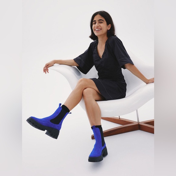 Maguire Biella Loafers size 38 Blue Cobalt Suede - Picture 2 of 11